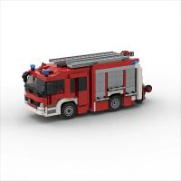 Juego De Construcción De Camión De Bomberos MOC City 1019 Piezas Torre De Rescate Lámpara Blocos De Brinquedos Para Niños Regalo Para Niño - details 0