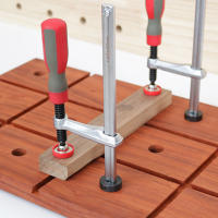Juego De 1 Pieza De Abrazadera De Madera Para Mesas De Trabajo Acción Rápida Clip De Mano Para Bancos De Carpintería Agujero De 19/20MM Herramienta - details 2