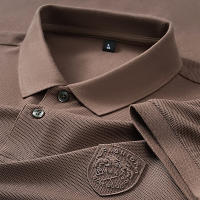 Camisa Polo De Verano Para Hombres Diseño De Moda Bordado Algodón De Seda Transpirable Casual Negocios Manga Corta - details 17