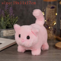 Juguete Eléctrico De Peluche Gato American Shorthair Simulación Interactiva Con Cola Que Se Mueve Y Sonido Juguetes Para Niños - details 1