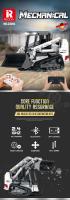 Bloques De Construcción Bobcat Loader 1366PCS Para Niños Vehículo De Ingeniería Remoto Ciudad MOC Bloques Técnologías Juguete DIY Regalo De Cumpleaños - details 0