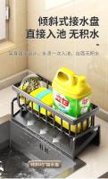 Organizador Multifuncional De Esponjas Para Cocina Estante Colgante Para Fregadero Almacenamiento De Paños Y Detergente - details 6