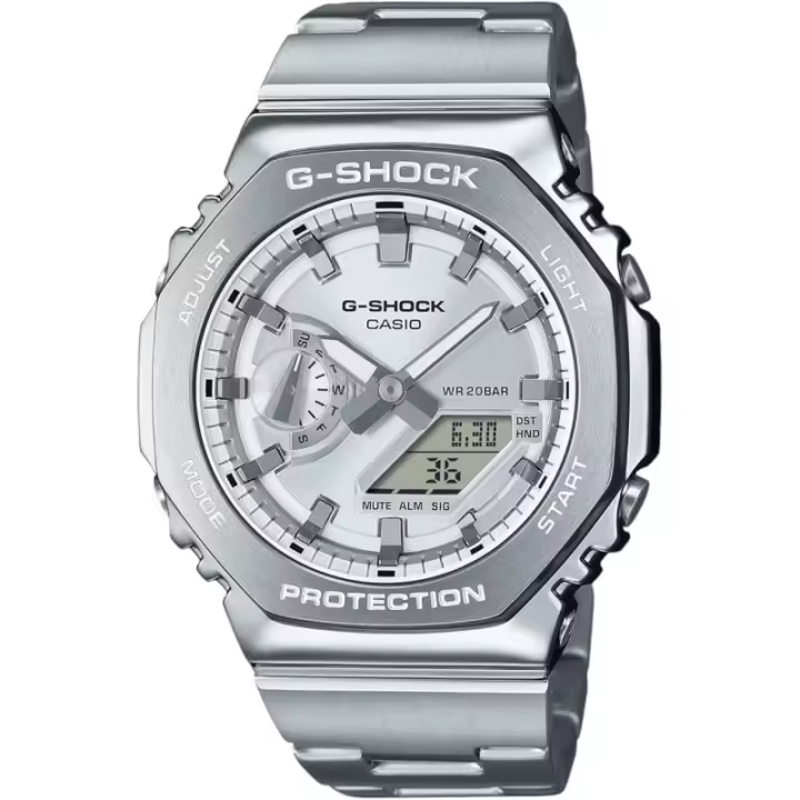 Reloj G-shock Hombre Gm-2110d-7aer -Reloj Gris con Bisel Metálico - 1