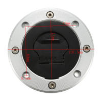 Tapa De Tanque De Combustible Para Motocicleta Suzuki GSXR 600 700 GSXR1000 Katana 600 GSX-600F RF-400 GK78A RF-900 Con Llaves Fijación Y Bloqueo - details 2