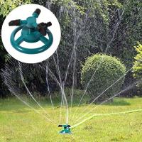 Riega Jardín Automático 360 ° Sprinkler Rotativo Con 3 Boquillas De Tubo Y Riega Sistemas De Riego Para Césped - details 0