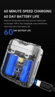 Afeitadora Eléctrica Portátil Para Hombres MINI Viaje Cabeza Magnética Flotante Doble Afeitadora De Barba Recargable Cuchilla Rotatoria Rasador Eléctrico - details 8