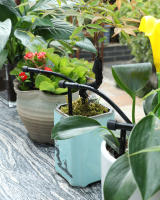 Kit De Riego Por Drip Ajustable Para Jardín Y Macetas Con Válvula Negra Ahorro De Agua Microderrame Para Invernadero - details 13