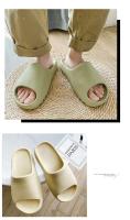 Zapatillas De Verano Para Hombre Y Mujer Talla Grande 47 EVA Suave Suela Interior Casa Comodidad Plataforma Baja Playa - details 6