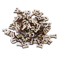 100pcs Pack Letras Y Números Decorativos Madera Para Niños Alfabeto Inglés DIY Educación Temprana Impresión De Palabras - details 8