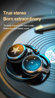 Auriculares Bluetooth Con MP3 Jugador De Canciones FM Radio On-Ear Comodidad TF Slot Tarjeta Deportivos Wireless Con Micrófono - details 14