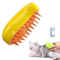 Steamy Cat Brush - Cat Steam Brush, Steamy Cat Brush - 3 In1 Cat Steam Brush, Cat Hair Brush, Rechargeable-Green - details 0