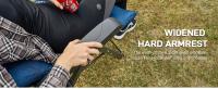 Silla de Camping Plegable Capacidad de 150 kg Respaldo Alto pequeño tamaño Plegable Silla de jardín Acolchada de Lujo con 4 Posiciones, Silla de Pesca Ajustable para balcón - details 3