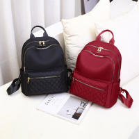 Mochila De Oxford Impermeable Para Mujer 2024 Negra Gran Capacidad Con Cierre De Cremallera Estilo Casual Para Viajes Y Escuela - details 2