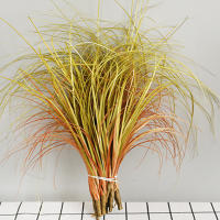1PC Decoración De Plantas Verdes Falsas Para Escena De Boda Caudal De Perro Con Paja De Ajo Y Cattail Adorno De Interior Para Mesa - details 7