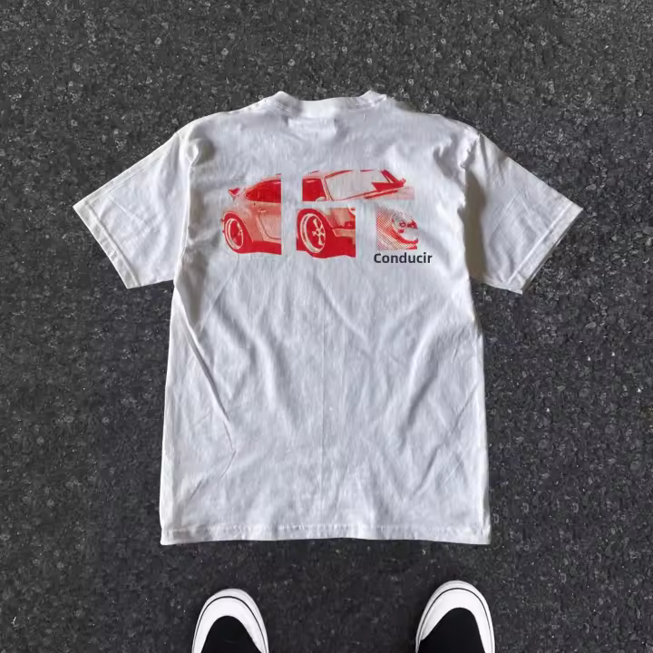 Camiseta De Algodón Harajuku Y2k Vintage Con Impresión De Moda Para Hombre Y Mujer Camiseta De Cuello Redondo Estilo Callejero Hip Hop Para El Verano - 1