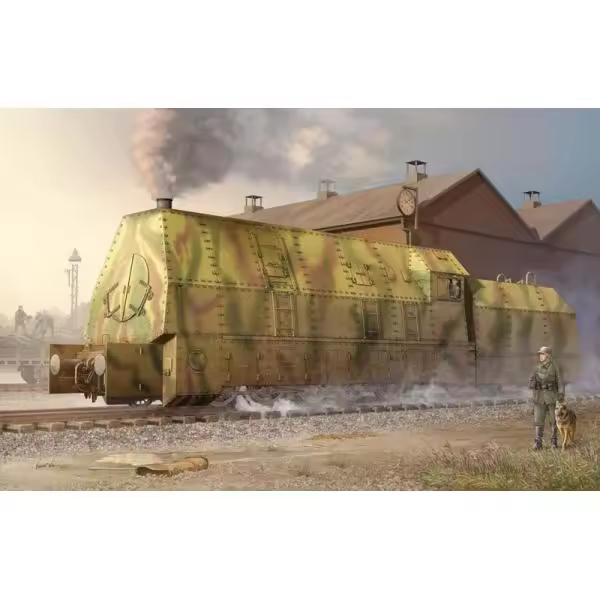El TROMPETIST 00219 ALEMÁN PANZERLOK BR 57 LOCOMOTORA 1/35 - 1