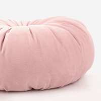 Almohada redonda de calabaza hecha a mano, color sólido, cojín redondo Morandi, cojín para sofá futón, cojín para mesita de noche - details 10