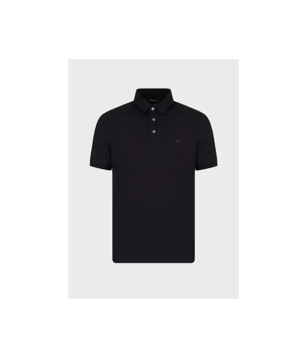 EMPORIO ARMANI -POLO IN LYONCELL HOMBRE POLO & T-SHIRT Home P2024 Polo/CAMISETA PARA HOMBRE - 1