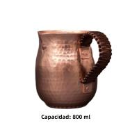 Taza De Cobre Resistente Para Compartir Infusor De Té Kettle De Agua Caliente Frother De Leche Para Restaurante Casa De Té Camping Cocina Hotel - details 5