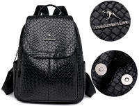 Mochila De Cuero Vintage Para Mujer Bolso De Diseño De Alta Calidad 2024 Mochila Grande Para Niñas Bolsa De Libros Con Sillín De Air Cushion - details 2