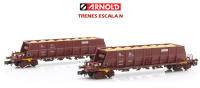 ARNOLD - SET 2 VAGONES TOLVA FAOOS TRANSFESA - ESCALA N (1/160) - ARNOLD HN6552 - details 0