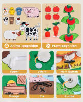 Libro Ocupado Montessori Para Bebés Educación Temprana Juguete De Actividad De Historia De Animales En La Granja Juego De Cuentos Para Motricidad Fina Y Quietud Para Niños Pequeños - details 9