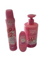Pack Tulipán Negro Fresa y Nata: Loción Corporal 400ml + Desodorante Roll-On 50ml + Spray 200ml – Mima tu piel con una explosión de dulzura, frescura y suavidad irresistible. Hidratación, protección y aroma delicioso que te acompaña todo el día a tu piel - details 0