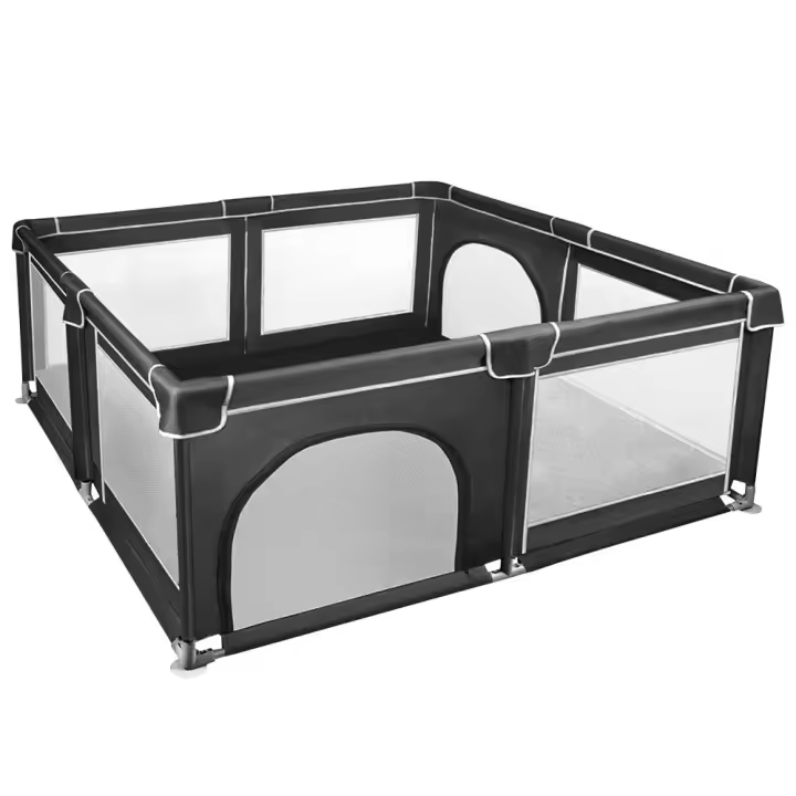 Corralito bebé 180*150*66cm con malla transpirable puerta de seguridad baby set - 1