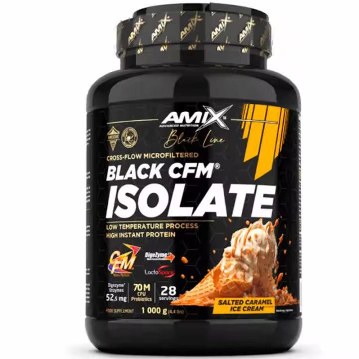 Proteína Black CFM Isolate 1kg - Aislado de Suero - Lactospore - Digezyme - 1