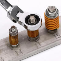 Llave De Eje Móvil Universal Automática Y Ergonómica Doble Fin 72 Dientes Para Reparación De Máquinas Y Herramientas De Mantenimiento - details 4