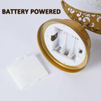 Lámpara lunar Encantada, lámpara de Luna LED Colgrando Estrella lámpara de mesa con Pilas Luz de noche de Luna Mágica para dormitorio Fiesta Romántica Vacaciones frío Wh - details 2
