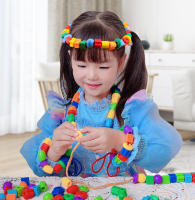 100pcs Bolas De Encaje Educativas Montessori Juguete De Contención Para Niños Autistas Prescolar Entrenamiento Regalos - details 0