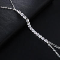 Collar De Cintura Multicapa Kpop Con Diamantes Acero Inoxidable Para Mujer Joyería Sexy De Cadena Corporal Estilo Trendy - details 5