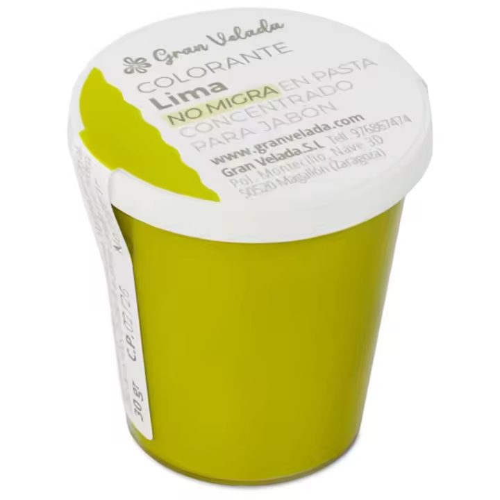 Colorante Lima en Pasta para Jabón | Gran Velada | No Migra ni Decolora | Fácil de Usar | Ingredientes Naturales - 1