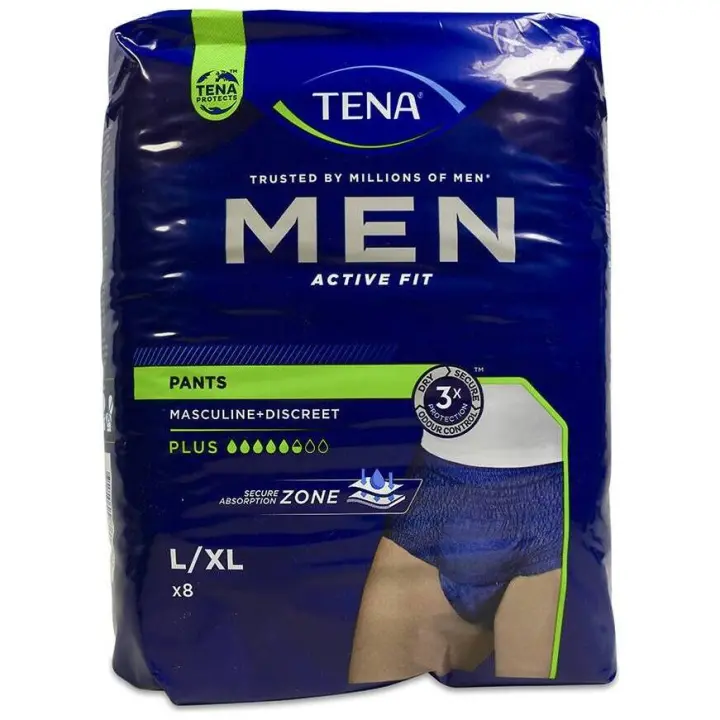 Tena Men Pants Active Fit Talla L, 8 Uds - 1
