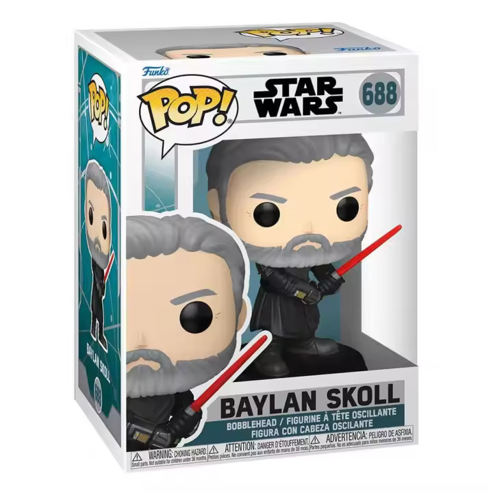 Funko Figura Star Wars: Ahsoka Pop! Vinyl S2 Baylan Skoll 9 Cm - 1