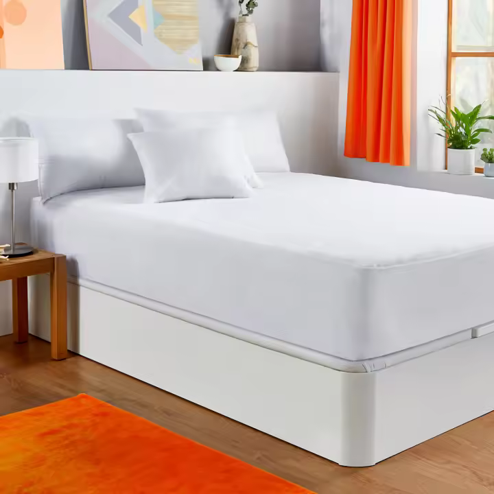 Protector de colchón Impermeable – Microfibra Suave, Protección contra Derrames, Circulación de Aire Óptima, Ajuste Perfecto hasta 32 cm, Lavable y Secable a Máquina - WHAT THE SLEEP - 1