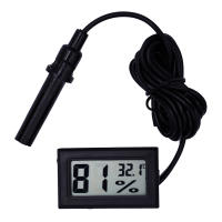 Mini Termómetro Y Higrómetro Digital Para Caja De Réptiles Medidor De Temperatura Y Humedad Electrónico Con Pantalla Digital - details 1