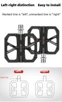 Pedal De Bicicleta De Montaña LITEPLUS Ultraligero De Fibra De Carbono 185g Con Eje De Titanio Y 3 Rodamientos Antideslizante Para Carreras Y Bicicletas De Carretera - details 7