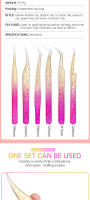 Tijeras Para Pestañas Profesionales Anti-estáticas Con Diseño De Flor De Hielo Herramienta De Maquillaje Para Extensión De Pestañas Acrílicas Accesorio Para Cejas - details 1
