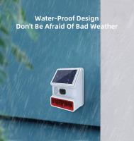 Alarma De Sirena Exterior Inalámbrica Solar Impermeable De Alta Decibelios 120db 433MHz Para Seguridad Doméstica Sirena Externa De Alta Potencia - details 5