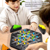 Juego De Tablero Interactivo Para Familia Y Amigos Juego De Batalla De Triggle Chess Con Cuerda De Goma Para Niños Juguetes De Estrategia Regalo Para Fiesta - details 5