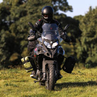 Bolsa De Moto Impermeable 6L Multifuncional Almacenamiento En Marco Lateral Y Tanque Negro Para Motocicleta Barra De Choque - details 13