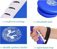 Paquete de 2 almohadillas para patadas de Taekwondo, almohadillas duraderas para patadas de Taekwondo, karate, Artes marciales, entrenamiento de Taekwondo, equipo de lucha de Muay Thai y MMA - details 2