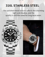 Reloj Deportivo De Moda LIGE Para Hombre Cuarzo Acero Inoxidable Resistente Al Agua Cronógrafo Lujo Reloj Hombre Con Fecha - details 8