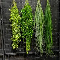 1PC Planta Artificial Colgante De Hierba Verde Falsa Valla De Plástico Para Decoración De Jardín Y Restaurante Arquitectura Suave - details 1