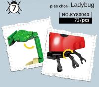 Nuevos Creativos Serie De Insectos Bloques De Construcción De Mariposa Colección De Modelos Biológicos De Beetle Mantis Decoración Juguetes Para Niños Y Adultos - details 17