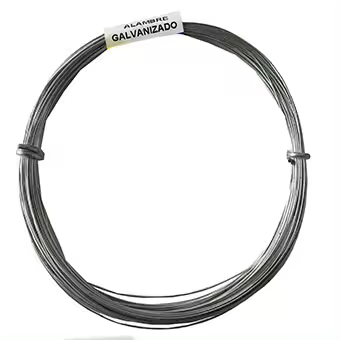 Wurko Alambre Galvanizado N3 50 Gr Rollo 7m para Sujeción de Mallas y Bricolaje - 1