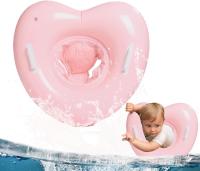 Anillo de piscina inflable portátil en forma de corazón con Asas, tubo de Natation inflable para Bebés, accesorio de juego Acuático, Ayuda para Nadar Segura y moda - details 3