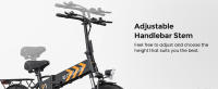 Bicicleta Eléctrica Plegable ENGWE P1 con Neumáticos Anchos de 20*2.3 pulgadas, Motor de 250W, Batería de 36V 13Ah, Velocidad Máxima de 25km/h, Frenos de Disco Dobles, Cuerpo de Aleación de Aluminio, Shimano 7 Velocidades, Autonomía Máxima de 100km, Resis - details 6